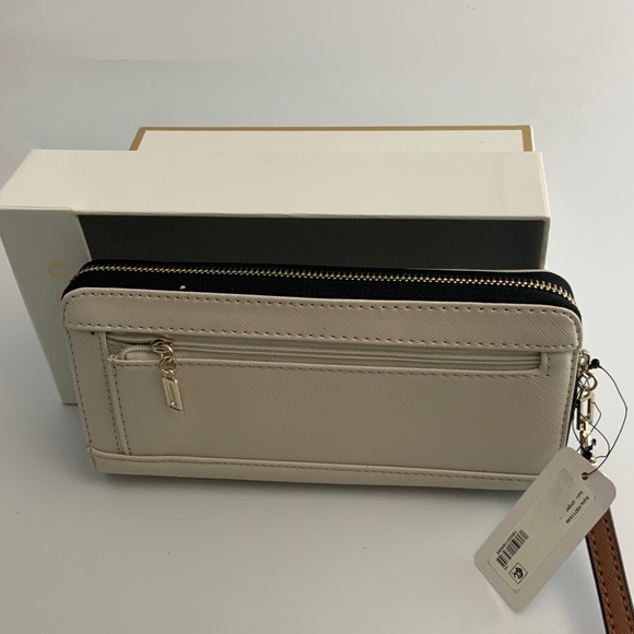 Guess Cherie Zip-Around Wristlet - Stone Multi/Gol - Picture 4 of 11